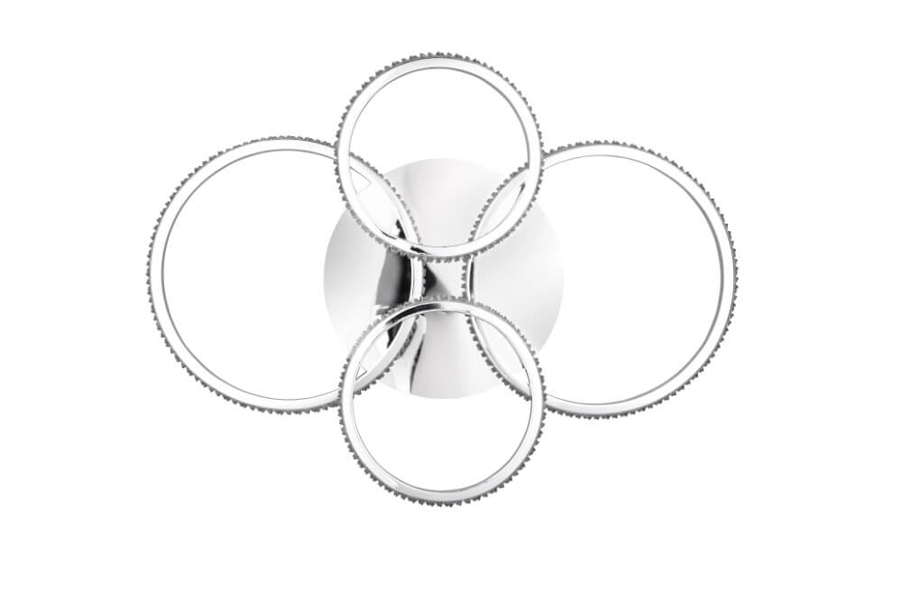 Design ceiling lamp Cires chromium Trio 4017807600940