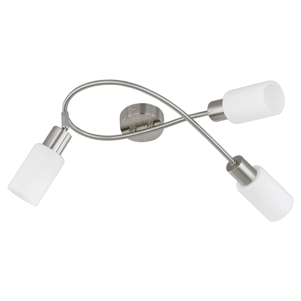 Modern Ceiling Lamp Mars 3-light nickel matt