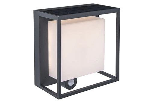 Solar wall lamp Curtis anthracite
