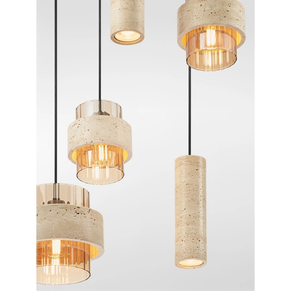 Modern pendant lamp Melony sand brown Lyora 5212063501256