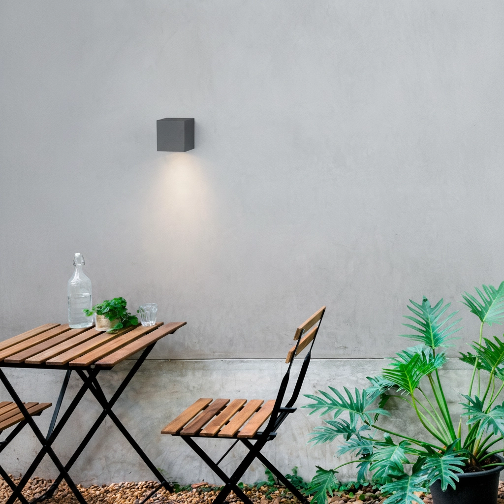 Angular spotlight Nero Grey down