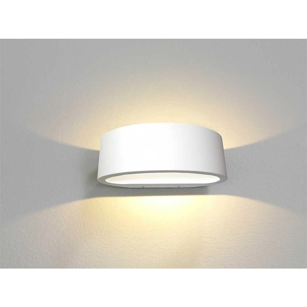 White wall spot Sharp 19cm - white