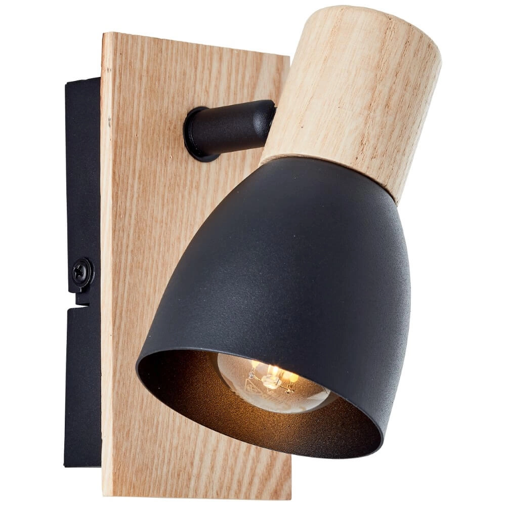 Wall lamp Daintree black Brilliant 4004353408663
