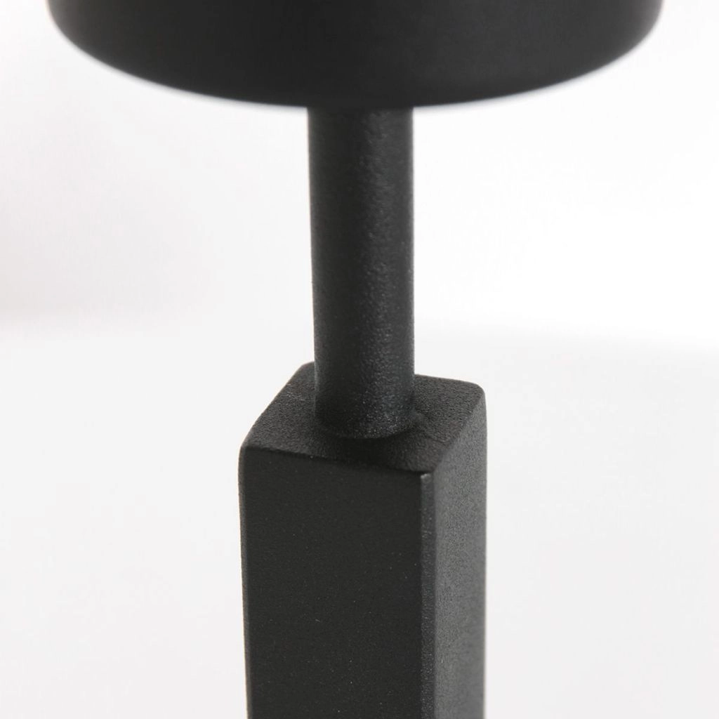 Black table lamp Stang with cork cap Ø20cm Steinhauer 8712746180541
