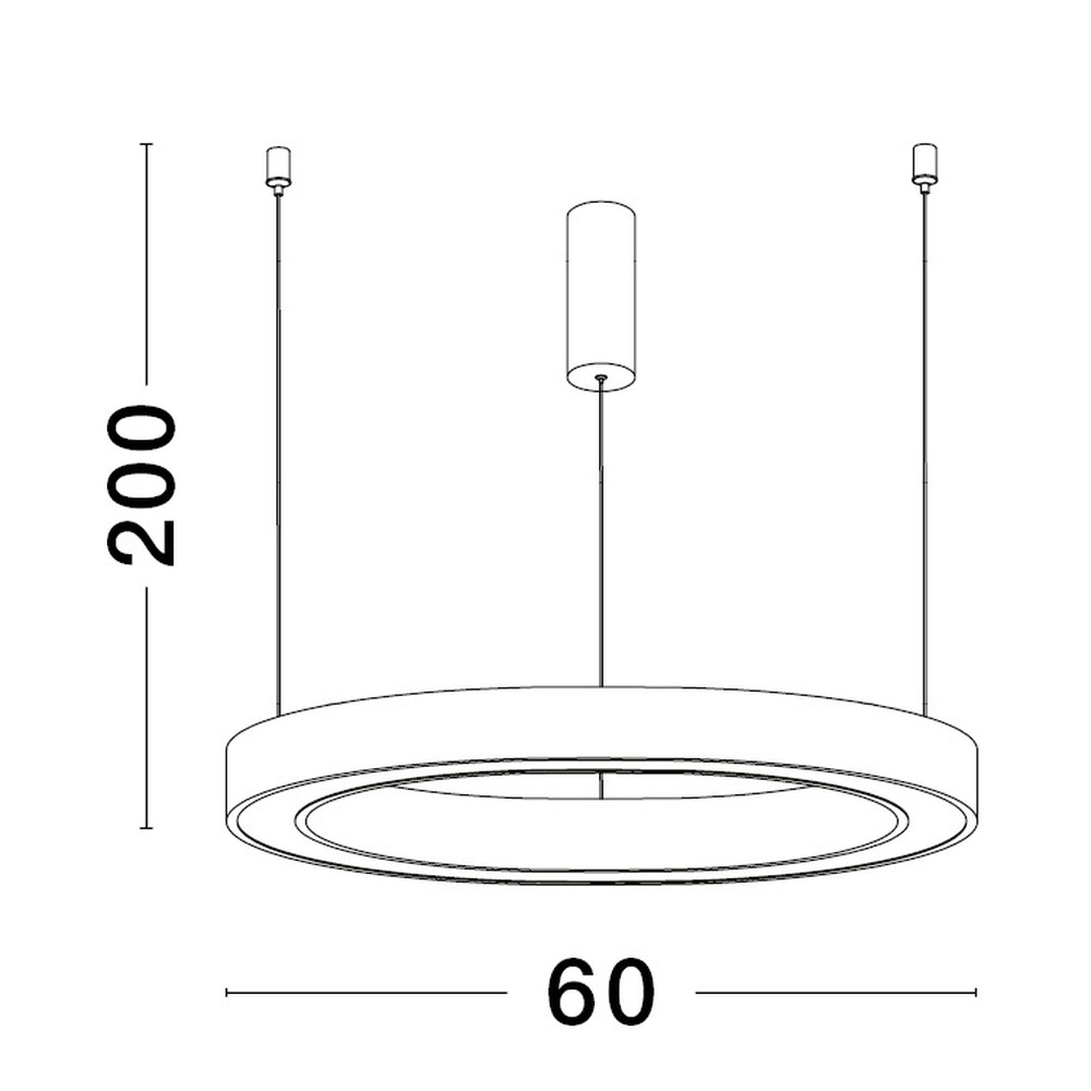 Design pendant lamp Sting gold Ø 60cm Lyora 5212017437396