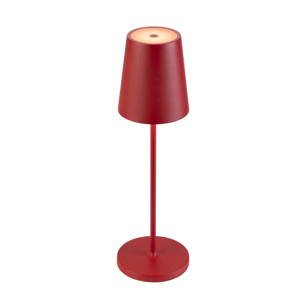 Outdoor table lamp Vinolina Two Red - rechargeable