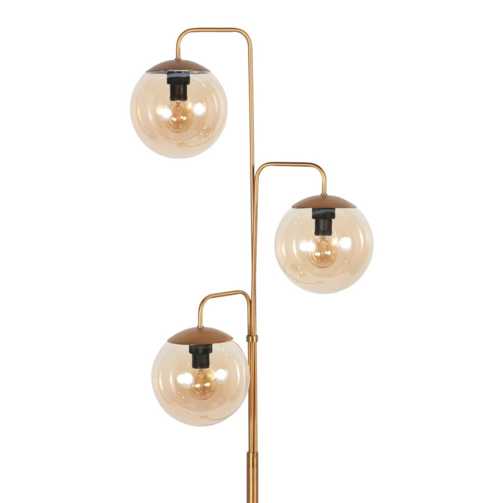 Floor lamp Bollique bronze Steinhauer 8712746184778