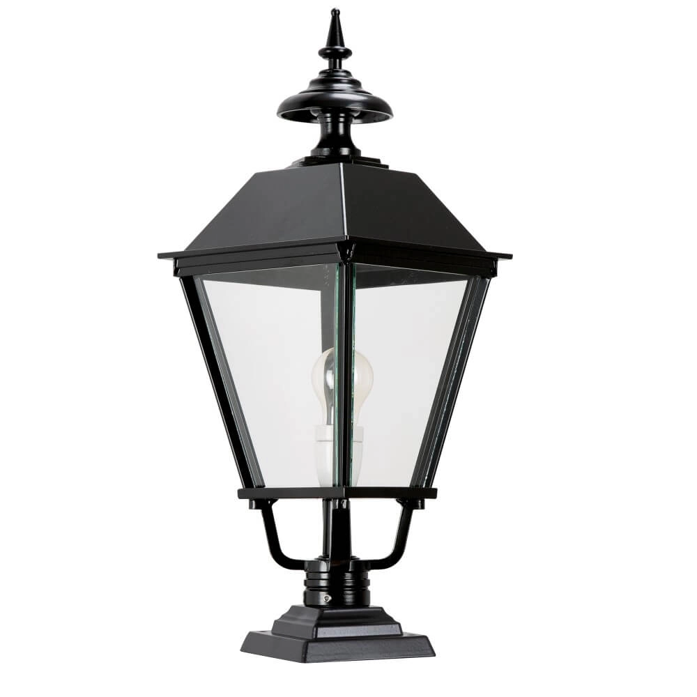 Old Dutch pedestal lamp Richmond black
