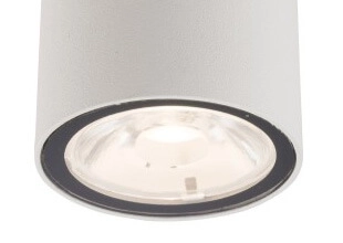 Surface-mounted spotlight outside Edesa white Lyora 5903139911191