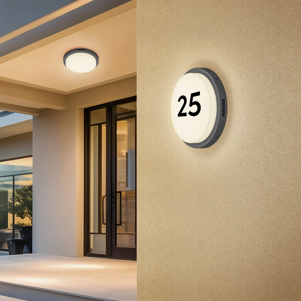 Ceiling lamp Bermejo round anthracite Trio 4017807648348