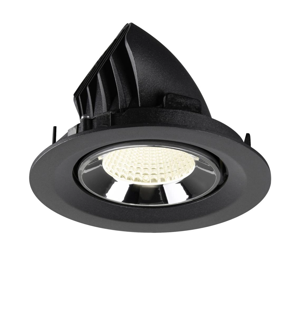 Recessed spotlight Numinos Gimble M black/chrome 4000K - 40deg SLV 4024163311724
