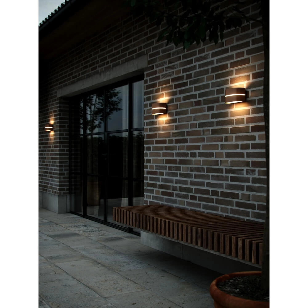 Sleek wall lamp Sibelis metallic brown Nordlux 5704924017704