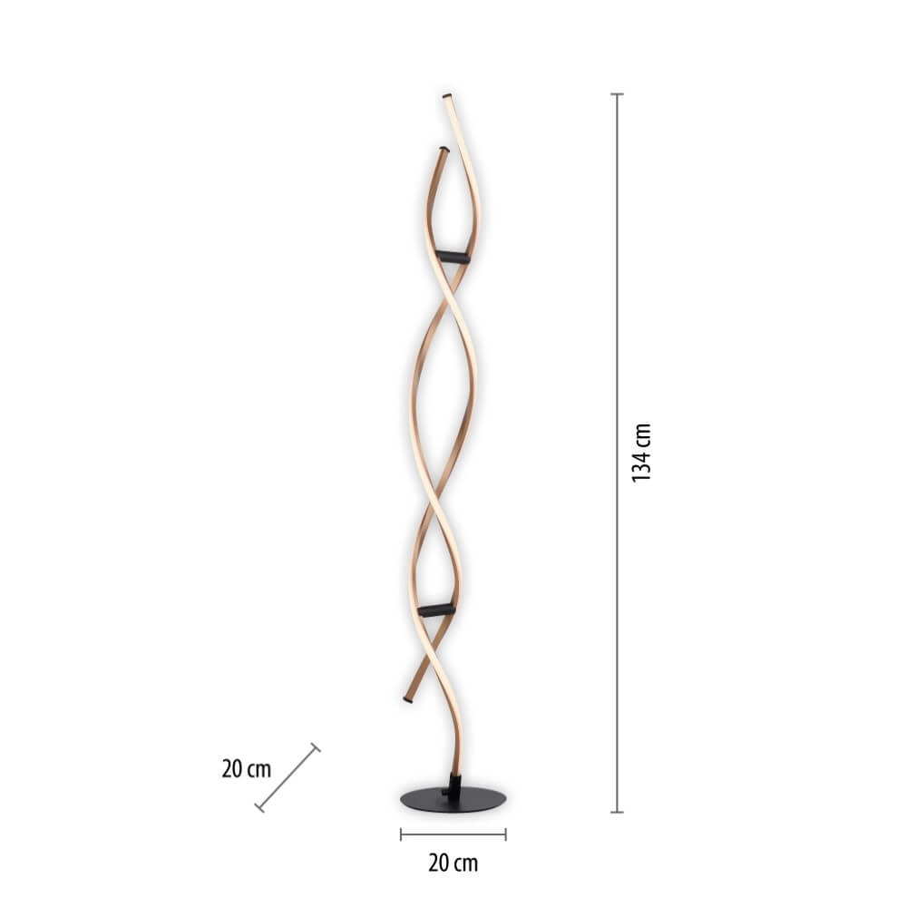 Design floor lamp Polina 134cm Paul Neuhaus 4012248371695