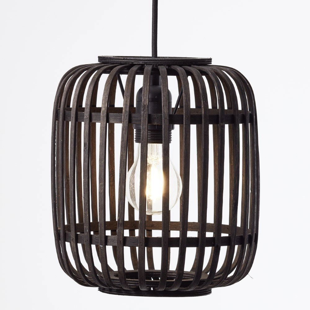 Hanging lamp Woodrow Ø 21cm Brilliant 4004353379154