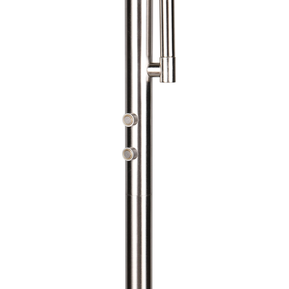 Floor lamp Palermo nickel with reading lamp Trio 4017807641370