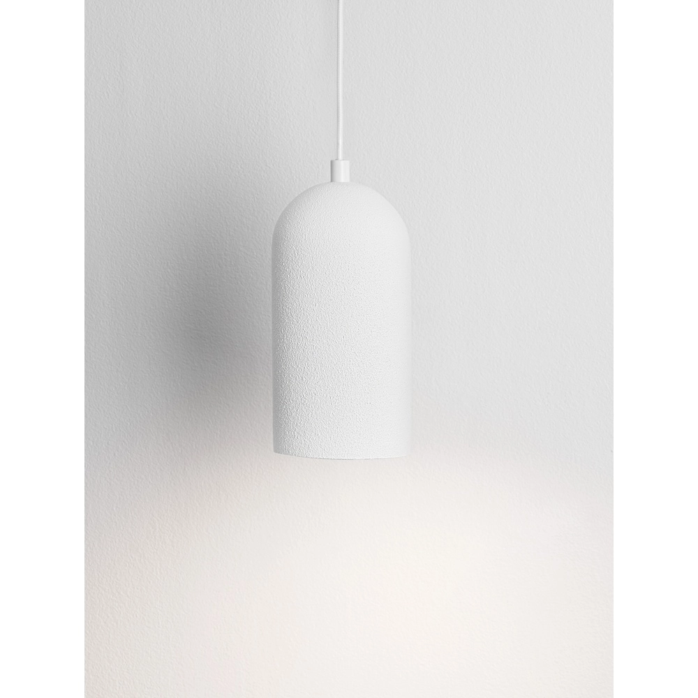 White pendant lamp Dome design Lyora 5212017474650
