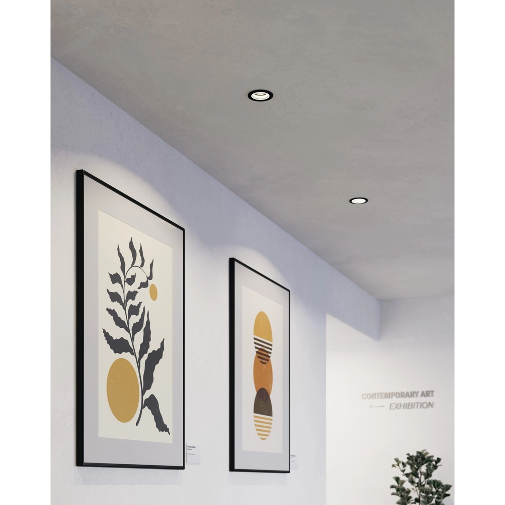Zigbee recessed spot Carosso-Z black - round Eglo 9008606259809