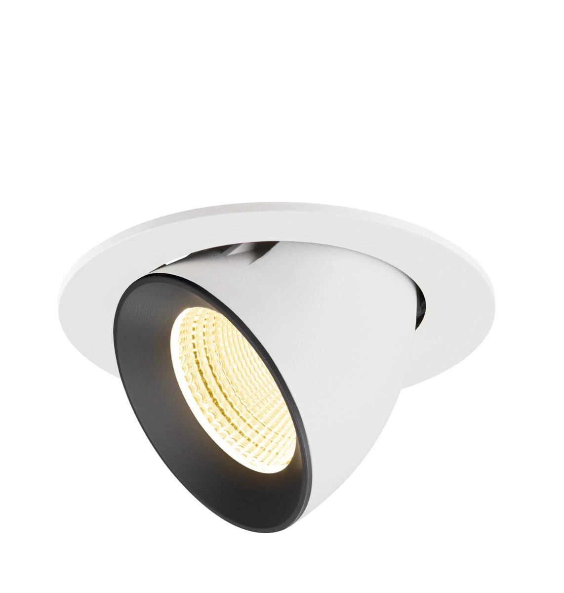Recessed spotlight Numinos Gimble L white/black 3000K - 55deg