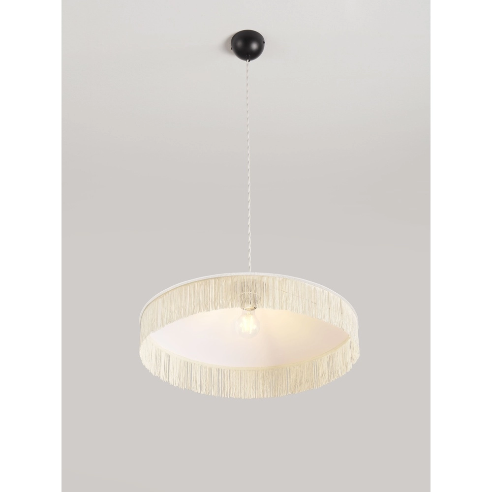 Tiffany pendant lamp Velvy beige Lyora 5212017493781
