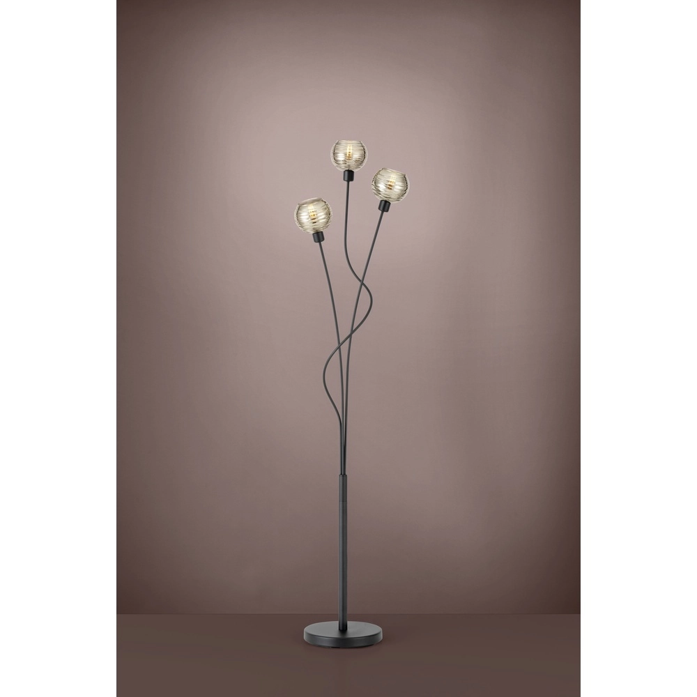 Floor lamp Creppo Black Eglo 9002759396947