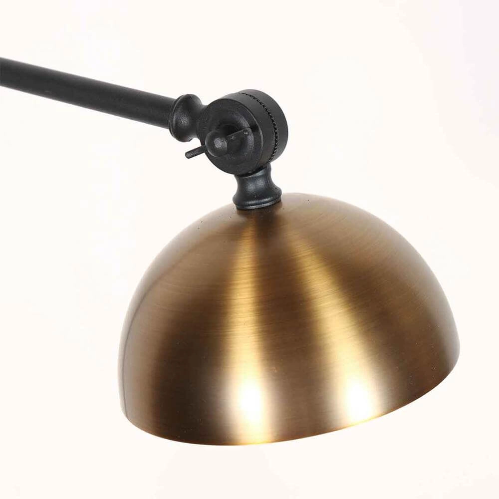 Wall lamp Pintino black with bronze Steinhauer 8712746176506