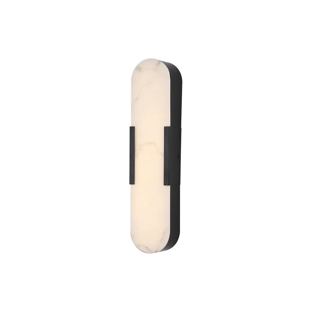 Wall lamp Opaline black 50cm