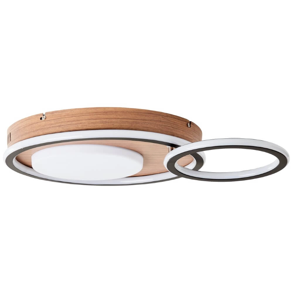 Round wooden ceiling lamp Karney Brilliant 4004353409646