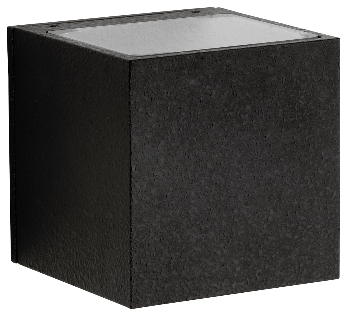 Square Led wall lamp Rhain 10.5cm - black Albert 4007235623727