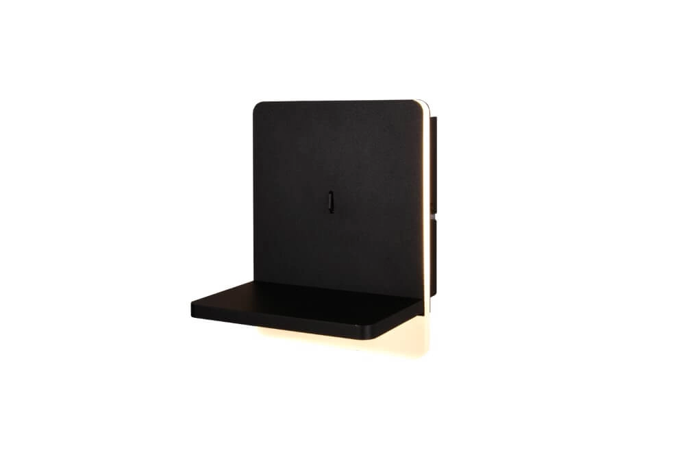 Led bedroom wall lamp Fairfield black Trio 4017807614787