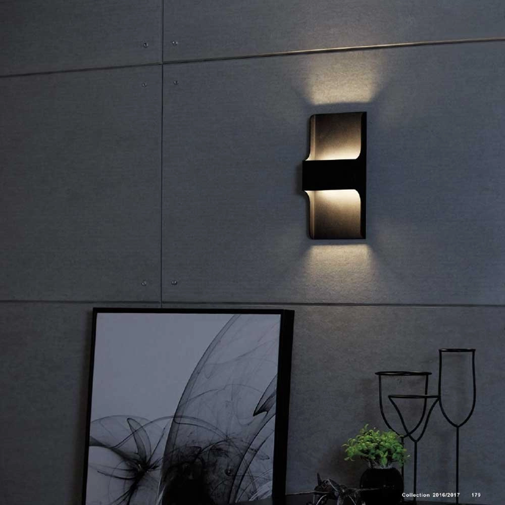 Led outdoor lamp Dallas Up-Down black Artdelight 8719831734641