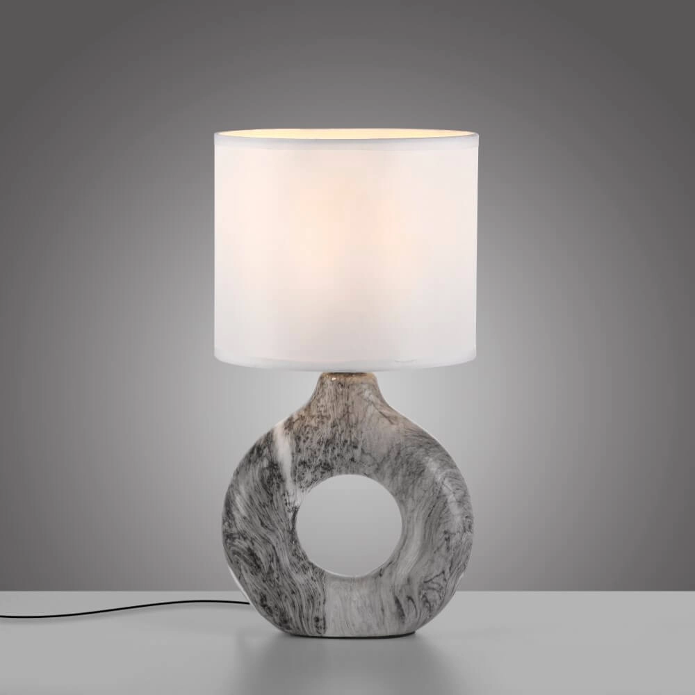 Table lamp Carara grey Just Light 4043689004835
