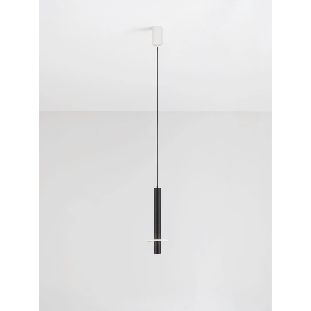 Design pendant lamp Noemi black with white Ø 11cm Lyora 5212063503274