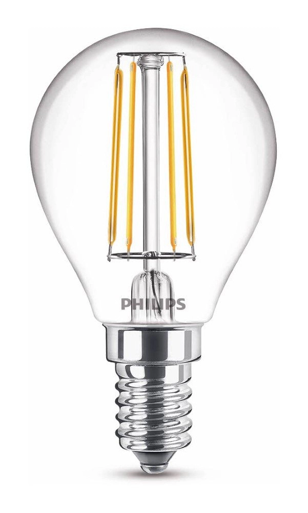 4,5W - E14 - 2700K - 470 lumen set with 2pcs Philips 8718699777630