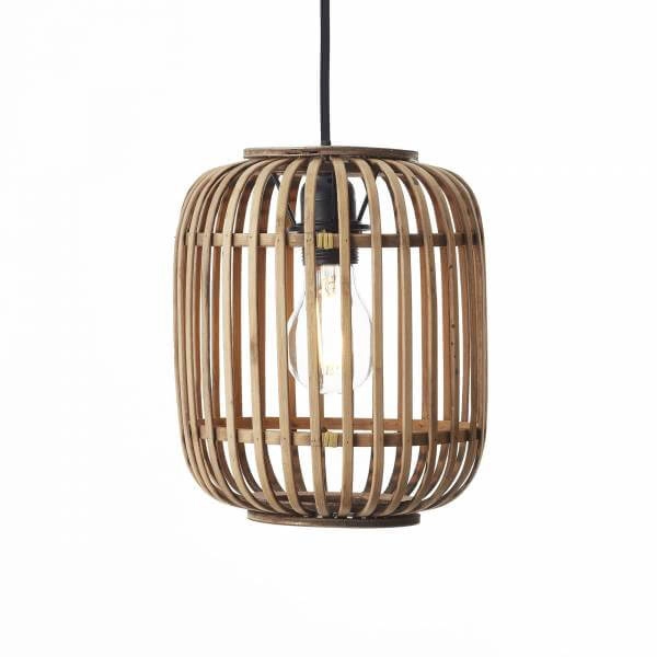 Dining room pendant lamp Woodrow black Brilliant 4004353347559