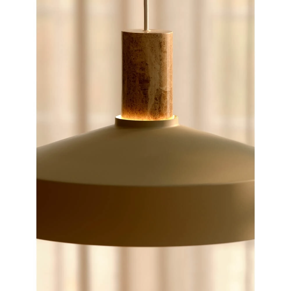 Pendant lamp Elvas sand brown Ø 37,5cm Nordlux 5704924024238