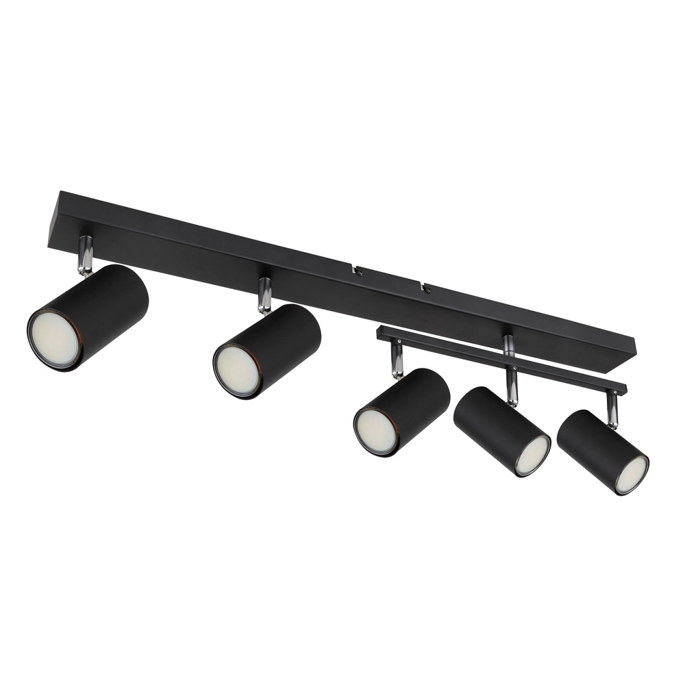 Ceiling lamp 5-lights Robby Black Globo 9007371439577