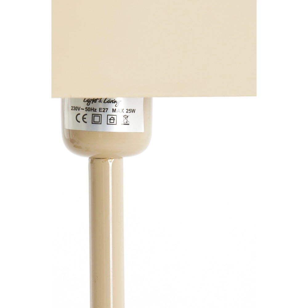 Bedside Lamp Elenie 25x13cm - gloss sand Light & Living 8717807818869