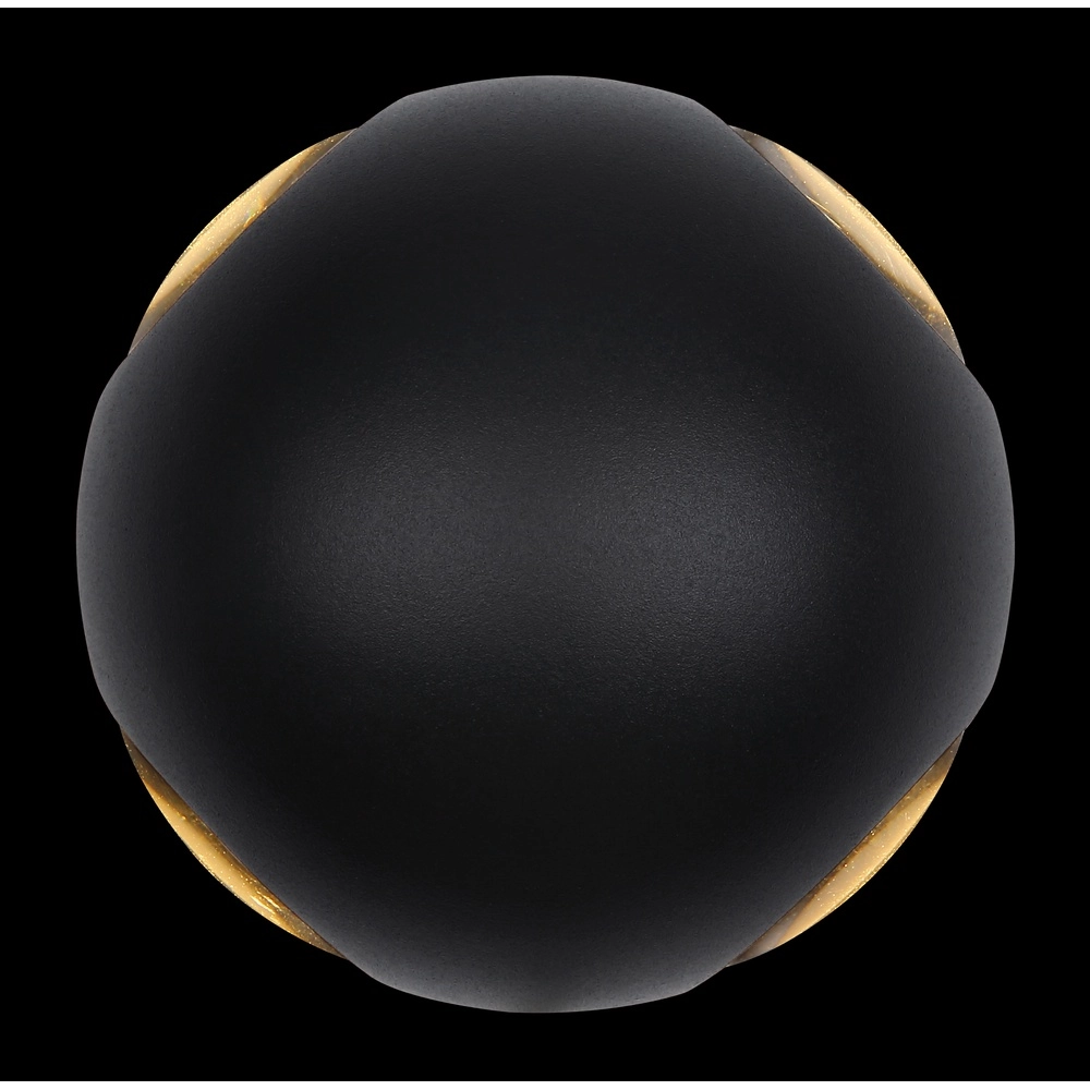 Round wall lamp Slice Black Globo 9007371451036