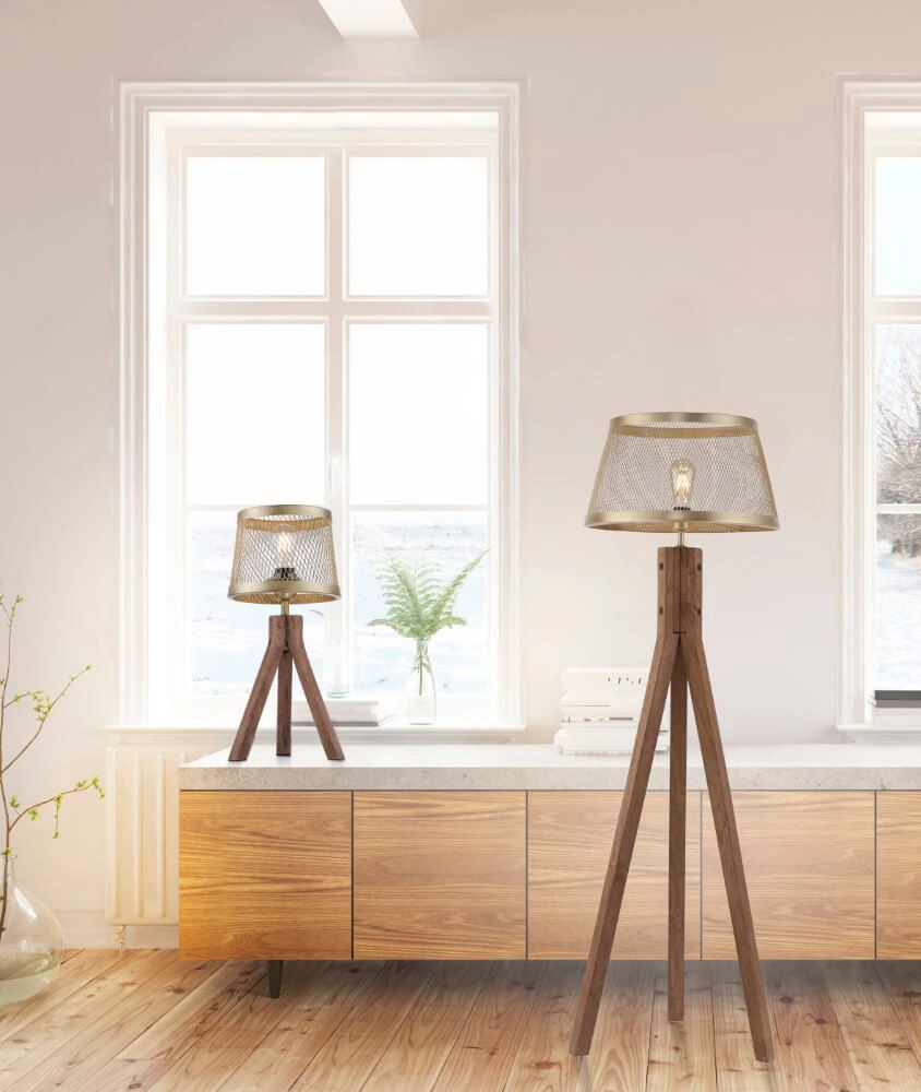 Table lamp Frederik brass Just Light 4043689976170