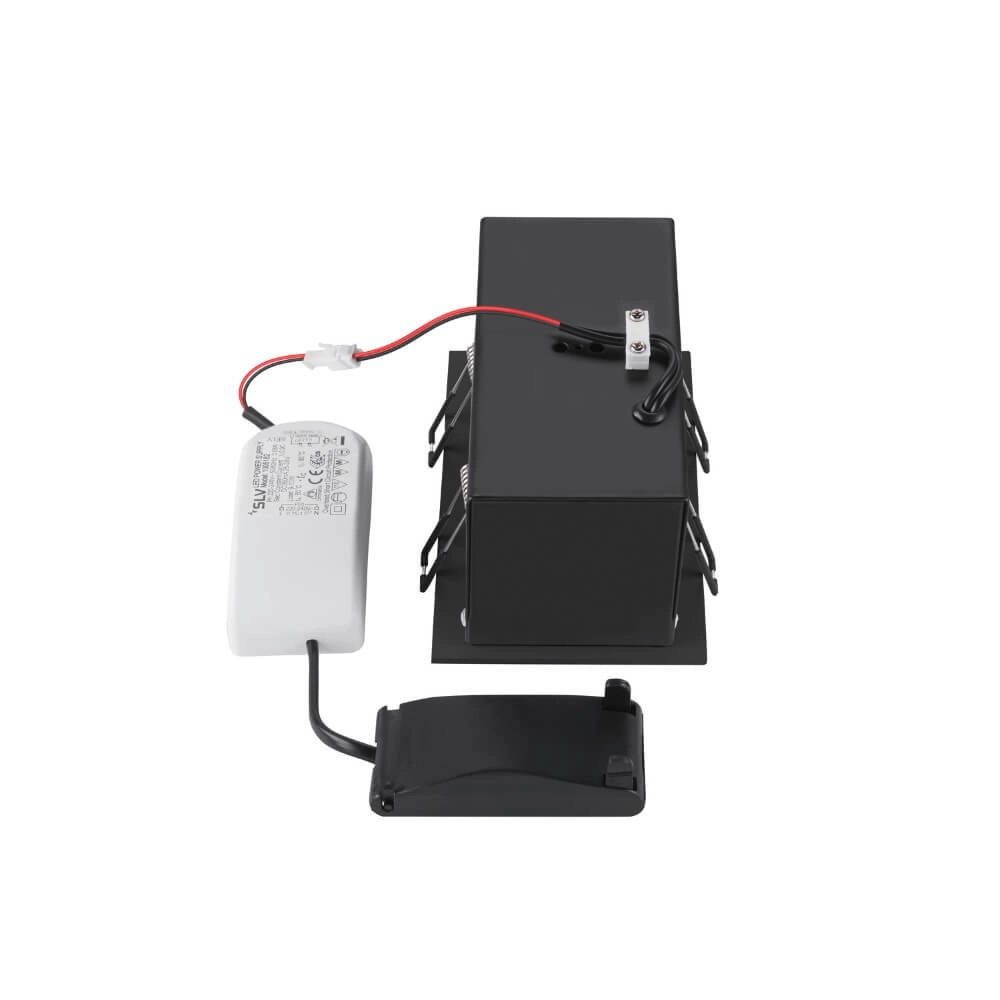 Square LED recessed spotlight Kadux Double 2x Led - black - 3000K SLV 4024163279109