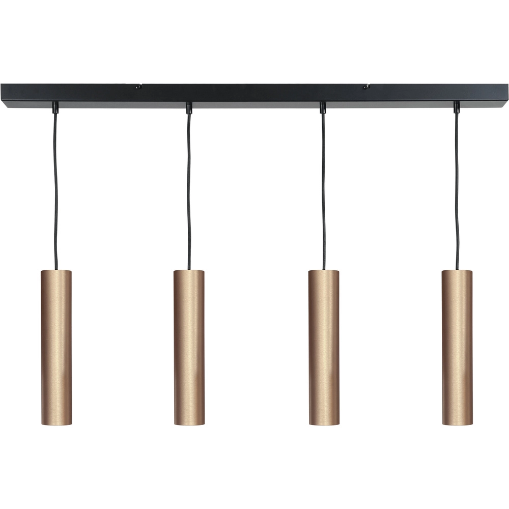 Dining room pendant lamp Run 4 gold pendants