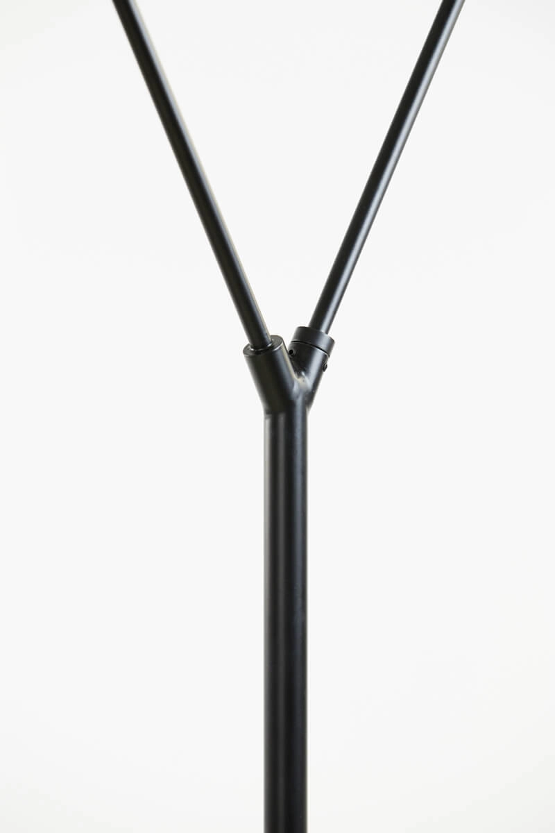 Black floor lamp Orion 2-light Light & Living 8717807305147