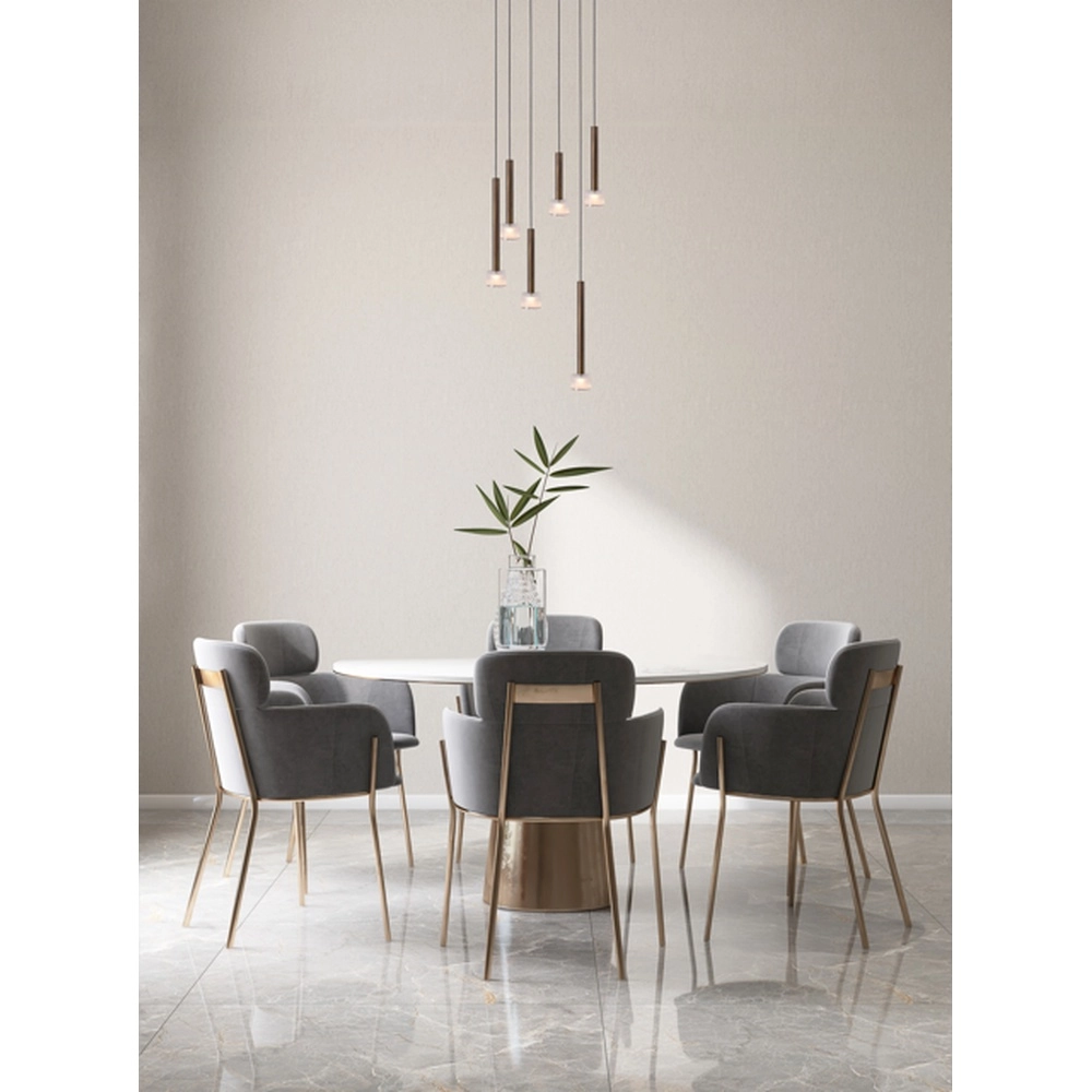 Led pendant light Fabro 6-light - antique copper Masterlight 8718121317038