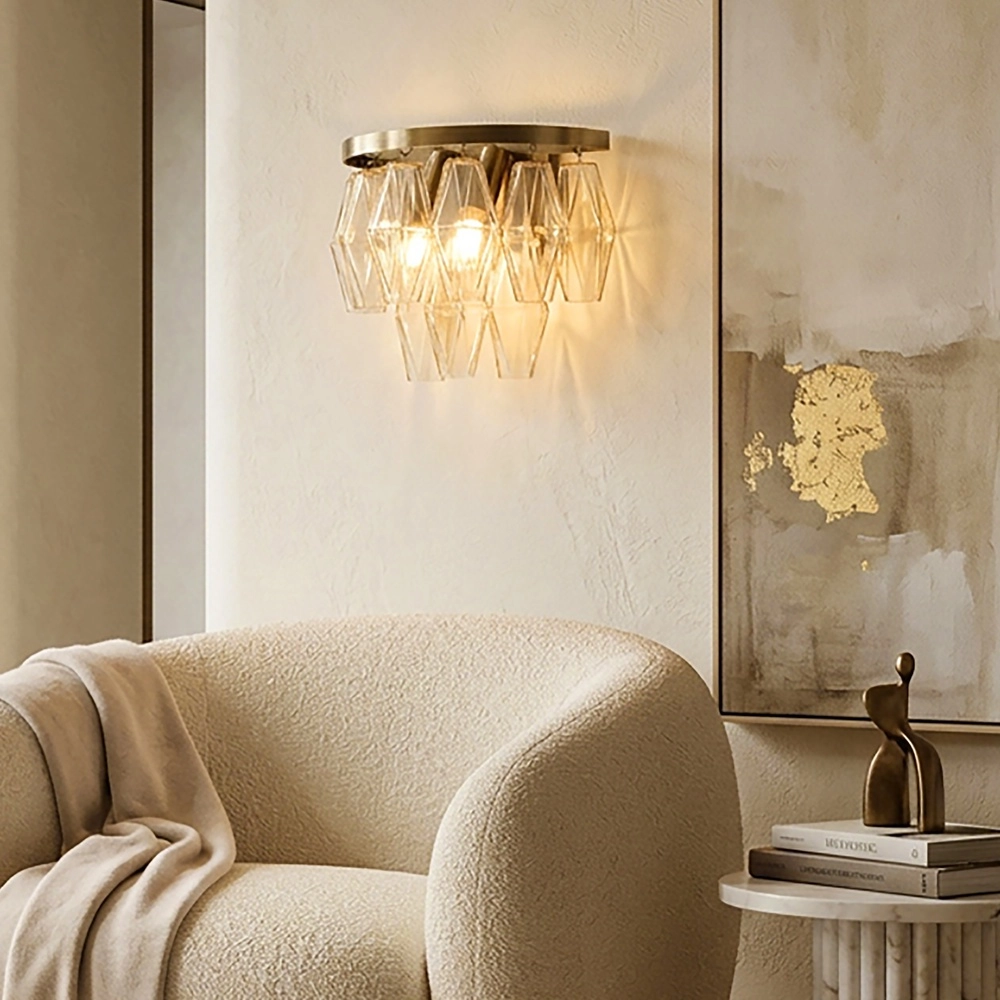 Wall lamp Alba Antique brass