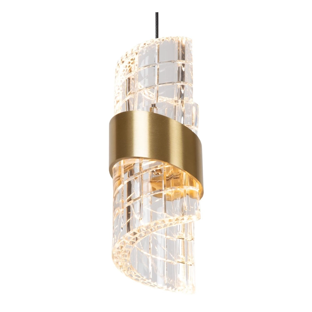 Design pendant lamp Kligande 5-light gold round Lucide 5411212134622