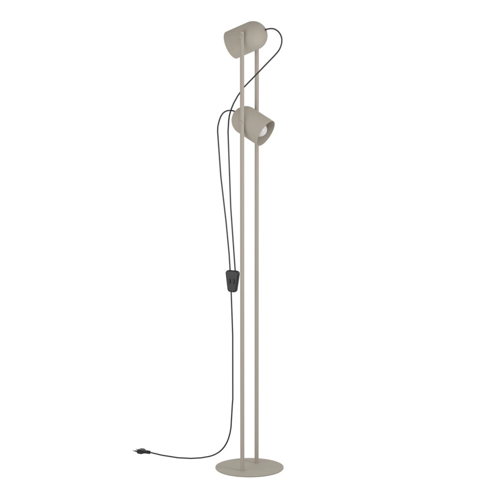 Design floor lamp Tilston sand brown