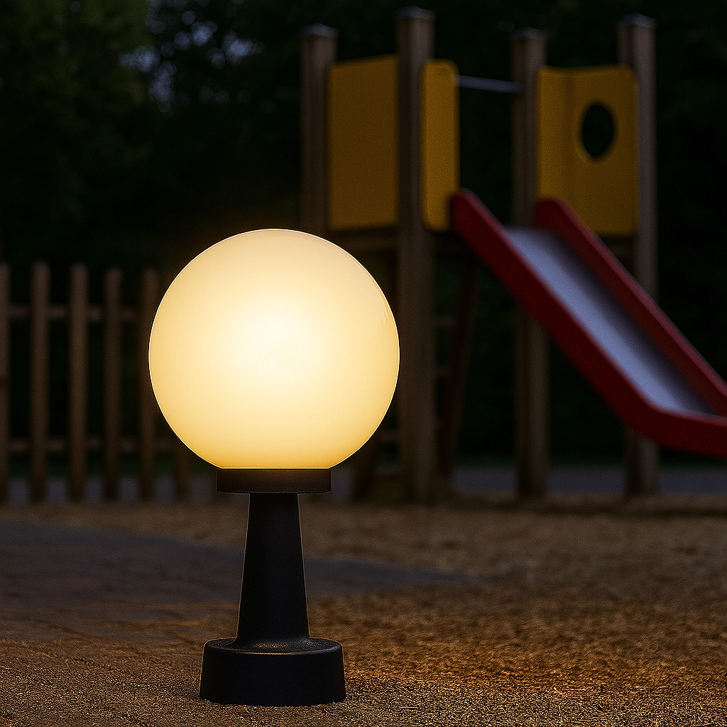 Bulb lamp Bolano 48cm. pedestal opal Lyora 8716803507487