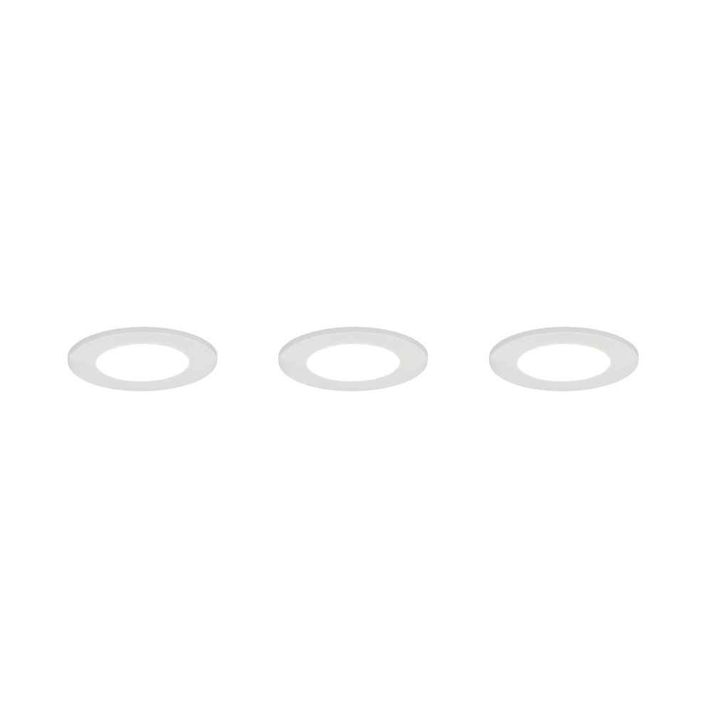 Set of 3 recessed spotlights Himal white IP65 Trio 4017807663785
