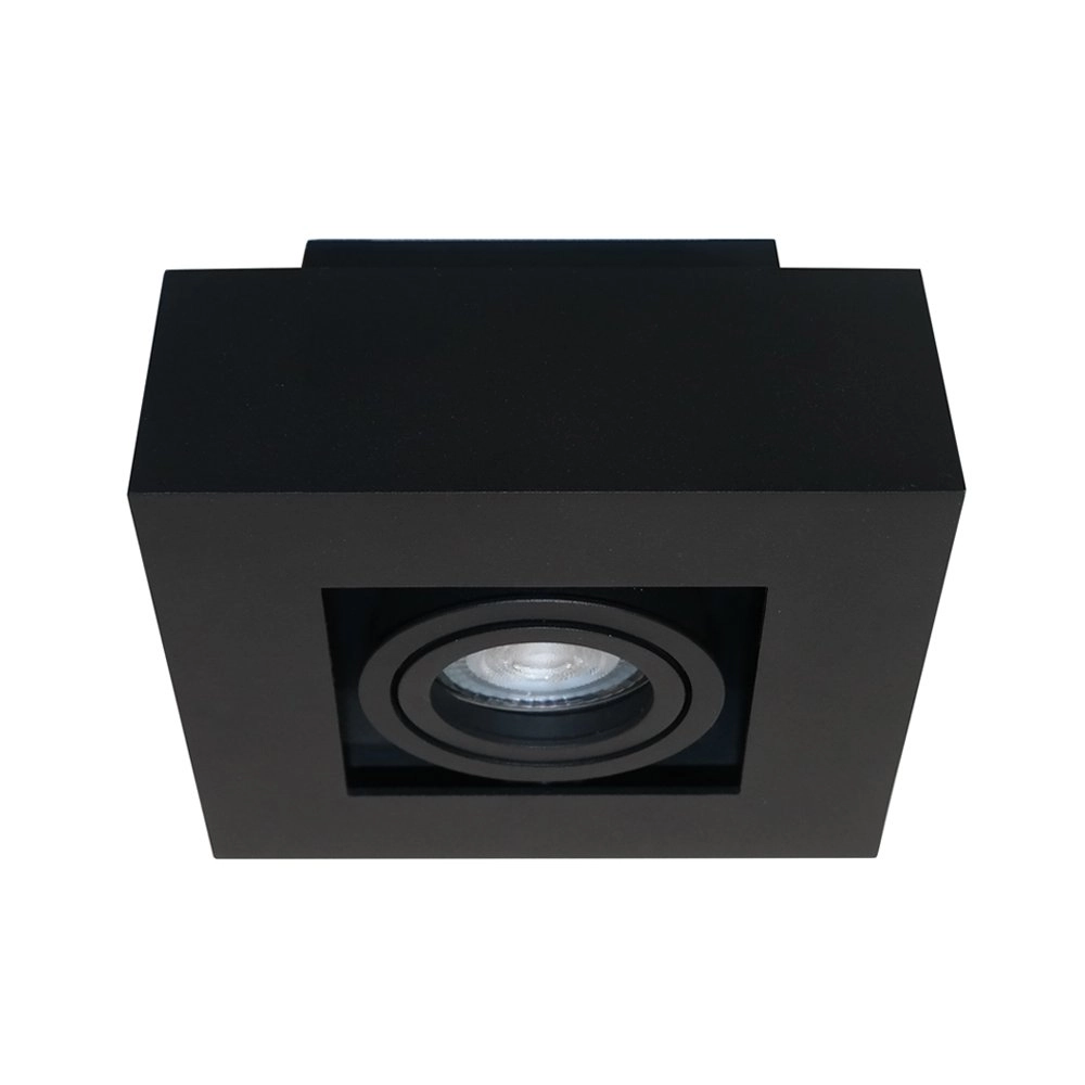 Black ceiling spotlight Bosco Artdelight 8719831736386