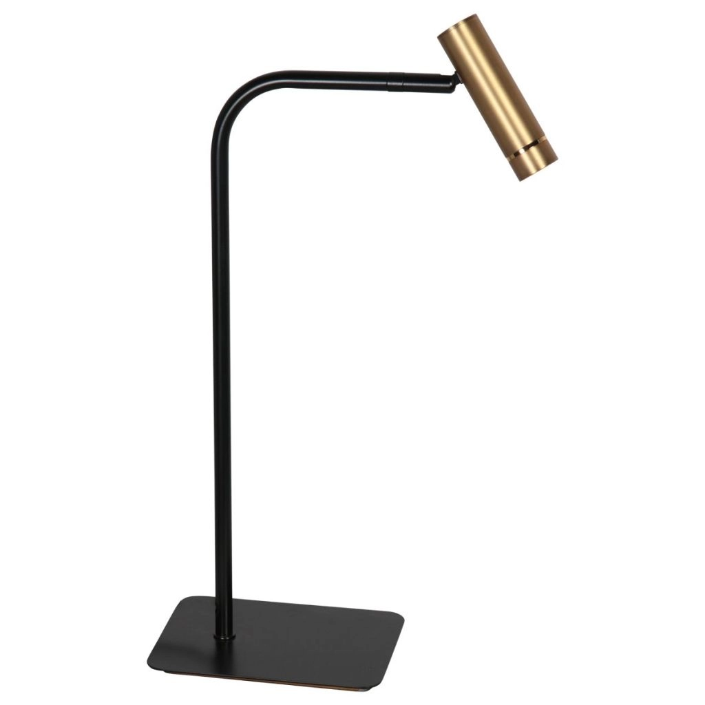 Table lamp Lumo black with gold Steinhauer 8712746184600